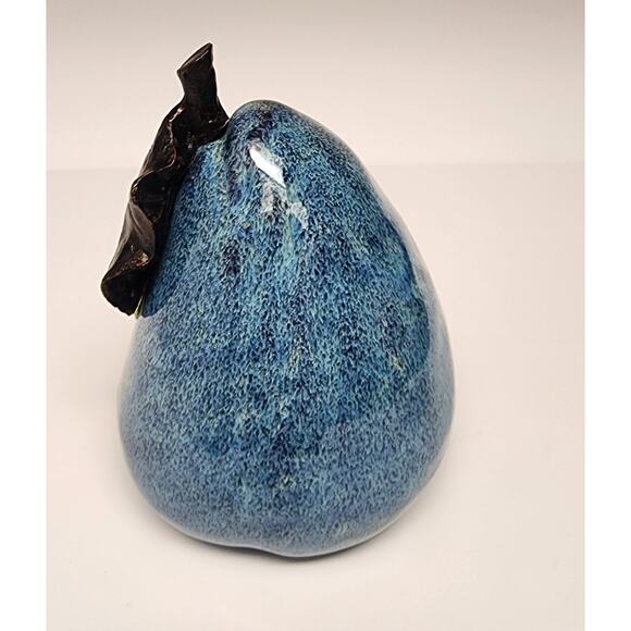 Vintage Ceramic Pear Fruit Sculpture 10” tall Decorative Country Cottage Decor - Picture 7 of 12